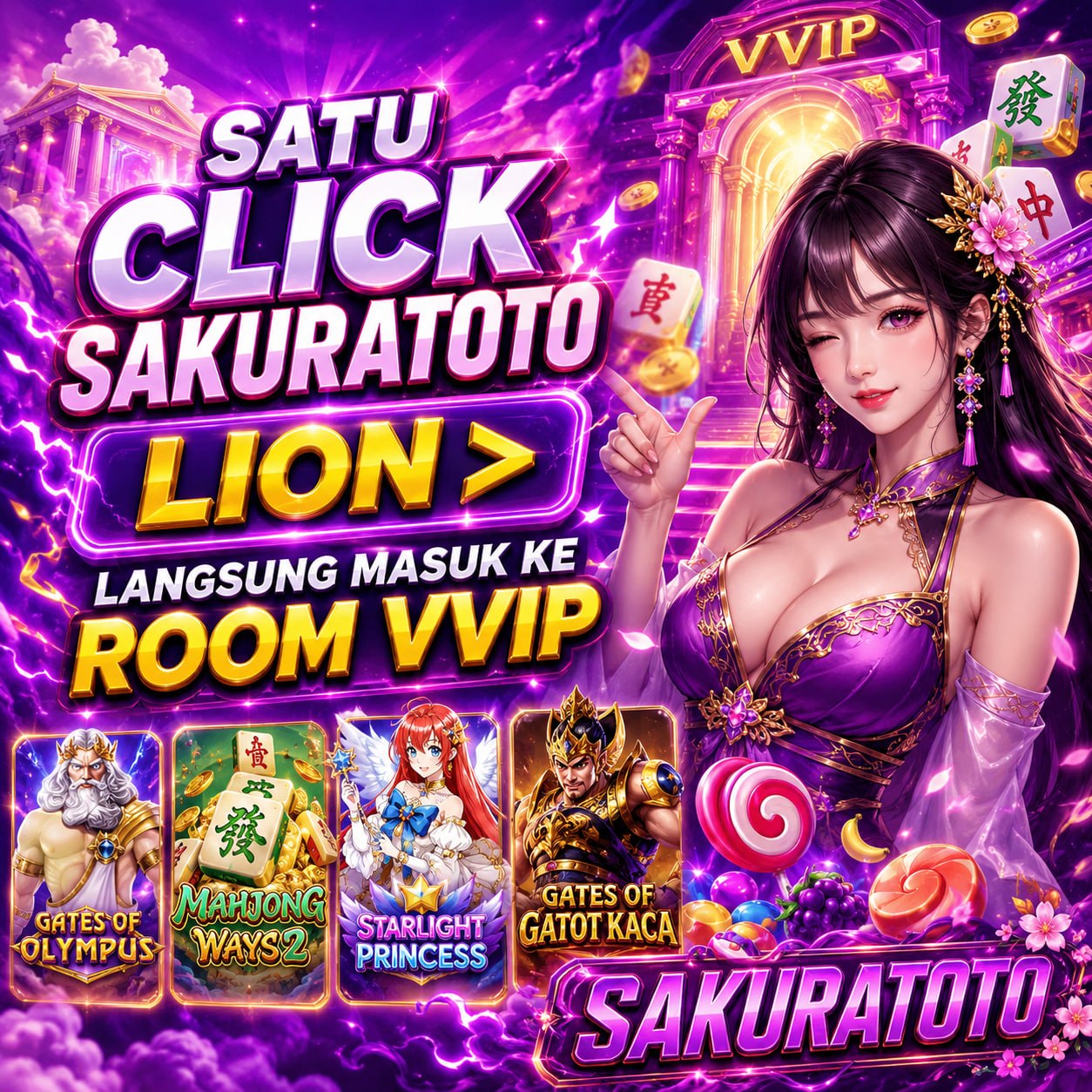 Satu Click SAKURATOTO Lion > Langsung Masuk Ke Room VVIP